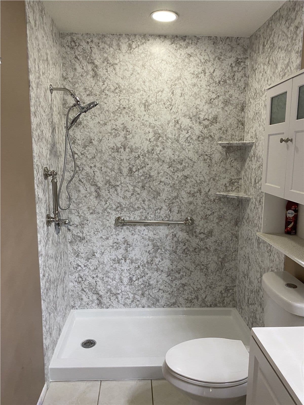 Tub-to-Shower Conversion