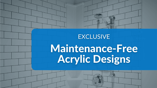 Maintenance Free Acrylic Designs - Laser-Etched Patterns & Simulated Tiles