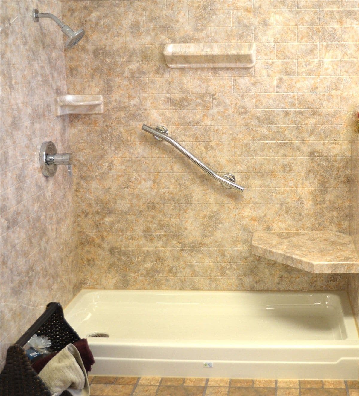 brown shower