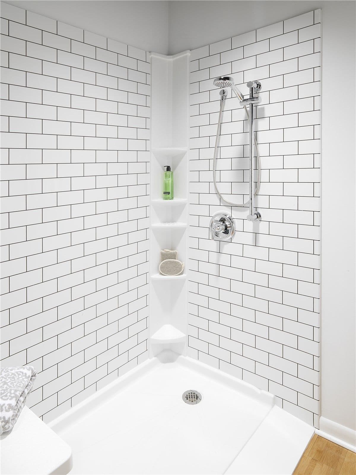 white tile