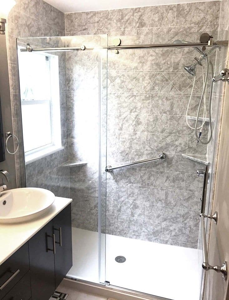 marble bathroom
