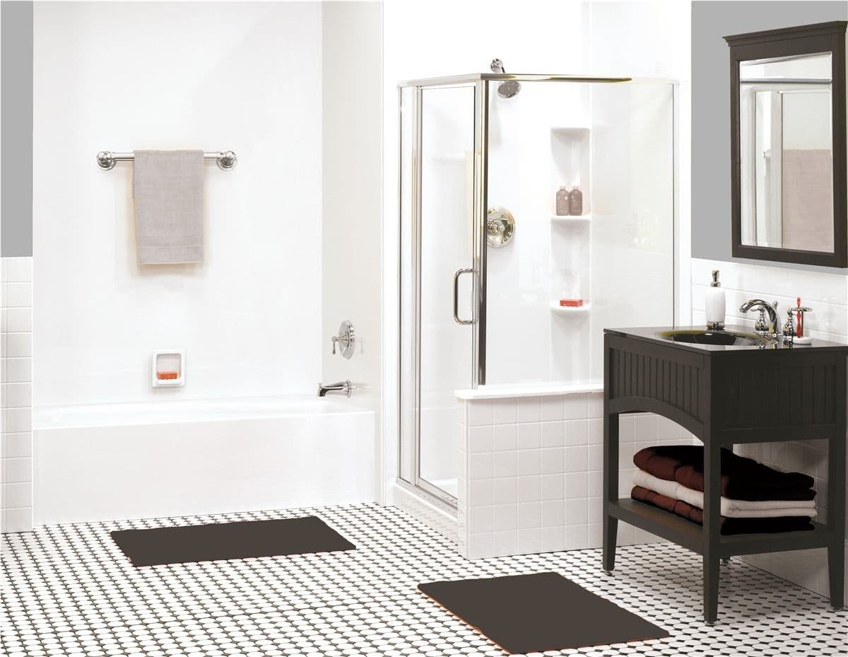 white bathroom