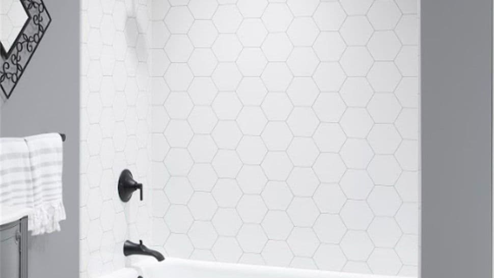 white tile