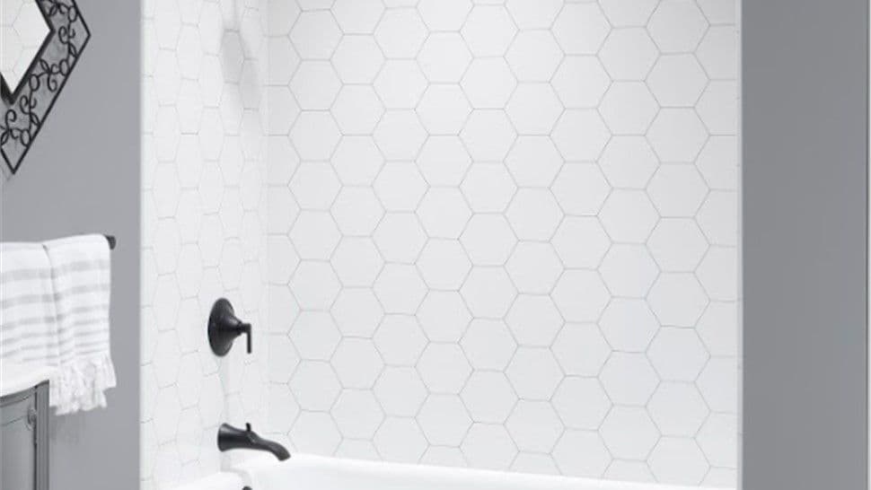 white tile